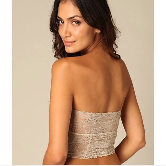 NWT Free People Galloon Lace Crop Bandeau - Picture 2 of 8